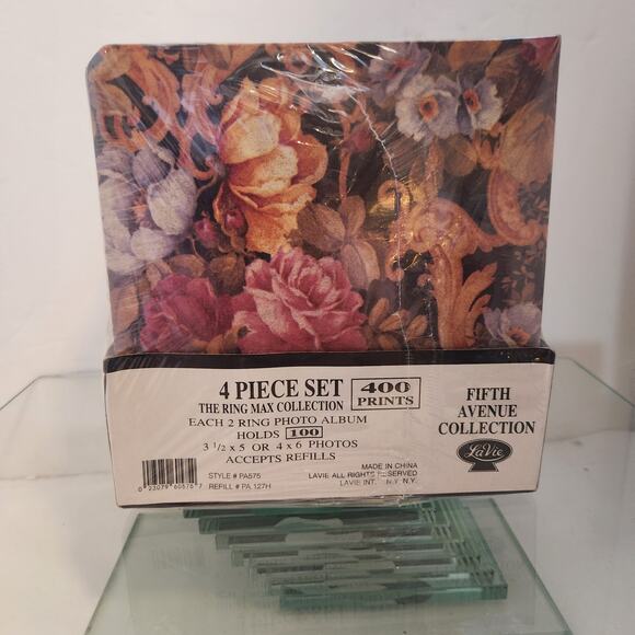 Vintage Fifth Avenue 4 Piece Photo Album NIP - Picture 1 of 3